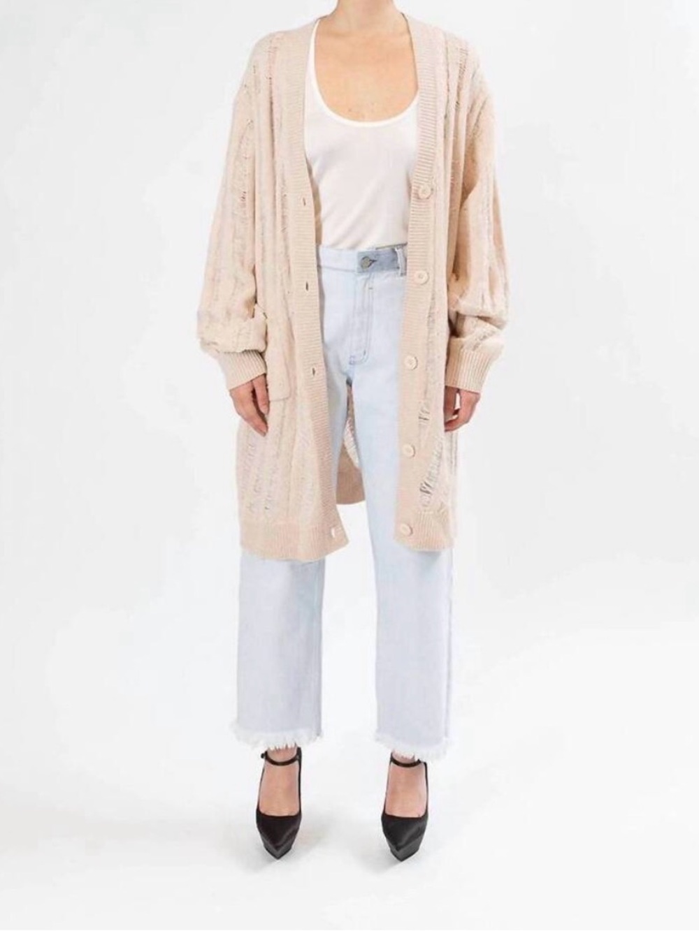RtA Oversized Cardigan in Sun Kissed Swirl